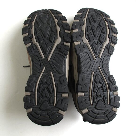 Skechers Mens'Outdoor Sneakers shoe's Tan Gray Memory Foam 66275 Hiking - Picture 7 of 11